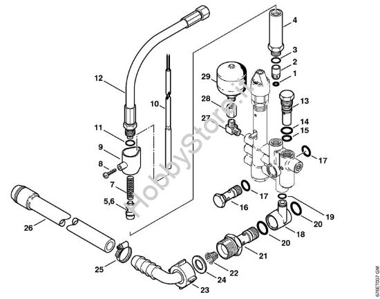 Unità  regolatrice di sicurezza, Valvola di sicurezza Idropulitrice elettrica (RE) RE 661 PLUS della marca STIHL